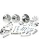 March Performance Pulley Kit Ultra Performance 6 Rib Serpentine Aluminu