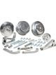 March Performance Pulley Kit Custom Performance 6 Rib Serpentine Alu