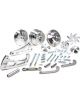 March Performance Pulley Kit Ultra Performance 6 Rib Serpentine Aluminu