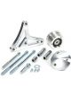 March Performance Idler Pulley and Bracket Deluxe Serpentine 6-Rib Alum