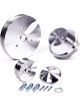 March Performance Pulley Kit High Water Flow Ratio 6 Rib Serpentine Alum