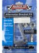 March Performance Alternator Bracket Passenger Side Mid Mount Water