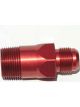Meziere Fitting Water Pump Straight 1 in NPT Male to 12 AN Male Alumi