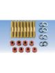 Milodon Supercharger Stud 7/16 in Diameter 2.880 in Long Hex Head Alumi