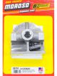 Moroso Oil Filter Mount 1/2 in NPT Female Ports Aluminum Natural Variou…