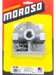 Moroso Oil Filter Mount 1/2 in NPT Female Ports Aluminum Natural Chevy …