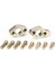 Moroso Water Pump Adapter Standard to Remote 12 AN Female Ports Billet …