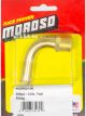 Moroso Fitting Adapter 90 Degree 3/8 in NPT Male to 1/2 in Hose Barb Br…