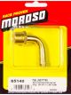 Moroso Fitting Adapter 90 degree 3/8 in NPT Male to 3/8 in Hose Barb Br…