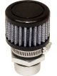Moroso Breather Screw-In Round 1-1/4 in Threaded Bung Clamp-On Filter K…
