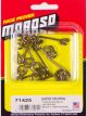 Moroso Quick Turn Fastener Spring 1 in Long 0.250 in Reach Set of 10