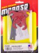 Moroso Spark Plug Wire Loom 4 Wire Valve Cover Mount 7-9 mm Red / Chrom…