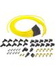 Moroso Spark Plug Wire Set Blue Max Spiral Core 8 mm Yellow Straight Pl…