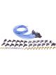 Moroso Spark Plug Wire Set Blue Max Spiral Core 8 mm Blue 135 Degree Pl…
