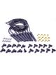 Moroso Spark Plug Wire Set Ultra 40 Spiral Core 8.65 mm Black Straight …
