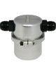 Moroso Air-Oil Separator 3 in Diameter x 4 in Tall 12 AN Inlet 12 AN Ou…