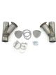 Patriot Exhaust Exhaust Cut-Out Clamp-On Dual 3 in Pipe Diameter Blocko