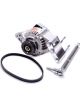 Powermaster Alternator Kit High Mount Kit Passenger Side Water Pump Mou