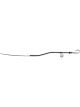 Proform Engine Oil Dipstick Solid Tube Timing Cover Mount Steel Chrome
