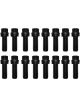 Proform Wedge-Locking Header Bolts Hex Head 3/8 Dia X 1in Black Oxide Finish 