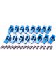 Proform Engine Roller Rocker Arm Set 1.7 Ratio 7/16 Stud Aluminum