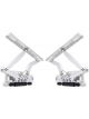 Ring Brothers Hood Hinge Solid Frame Billet Aluminum Natural Ste