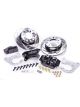 Strange Brake System Pro Race Rear 4 Piston Caliper 11.250 in Slotted
