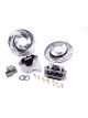Strange Brake System Pro Race Front 4 Piston Caliper 10 in Drilled /