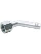 Vintage Air Fitting Hose End 45 Degree 5/8 in Hose Barb to 10 AN Femal