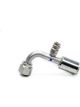Vintage Air Fitting Hose End AC Refrigerant 90 Degree 8 AN Hose Cri