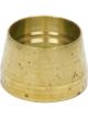 Vintage Air Compression Ferrule Cone Style 10 AN Brass Natural Air