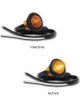 Autolamps LED Amber Side Marker/Indicator Lamp 12/24V w/ Rubber Housing