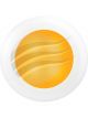 Hella Round LED Courtesy Lamp 24V Yellow Illum Flush Mount