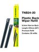 Tridon Wiper Blade Refill Plastic Narrow Back Pack of 20