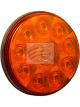 Autolamps Lamp Rear Indicator Round LED 12V Amber 10 Leds