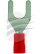 Jaylec Spade Terminal 5mm Red [ref Narva 56164] Pack 100