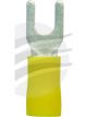 Jaylec Pack 50 Spade Terminal 4mm Insul Pvc Std Crimp Yellow