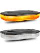 Autolamps LED Amber Mini Lightbar 10-30V Clear Lens Quad Pattern 252mm(LB252Acm)