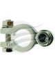 Jaylec Battery Terminal Neg 3/8 Stud Solid Brass Nickel Plated Bt842H-N1