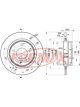 Fremax Brake Disc Rear Pair Bmw E46 320 323 325 328