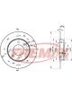 Fremax Brake Disc Rear Pair