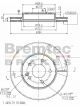 Bremtec Euroline Brake Rotor