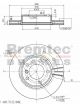 Bremtec Euroline Brake Rotor