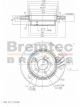Bremtec Euroline Brake Rotor