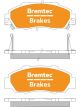 Bremtec Evolve Hybrid-Carbon Brake Pad
