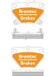 Bremtec Pro-Series Brake Pad