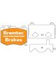Bremtec Euroline Ceramic Brake Pad
