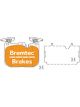Bremtec Evolve Hybrid-Carbon Brake Pad