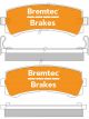 Bremtec Pro-Series Brake Pad