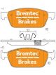 Bremtec Pro-Series Brake Pad